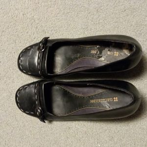 Naturalizer black block heel